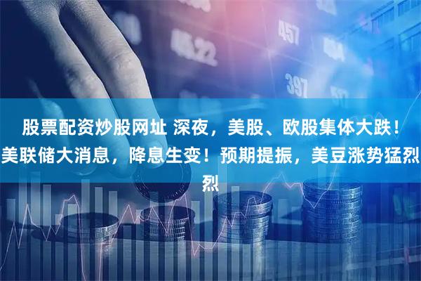 股票配资炒股网址 深夜，美股、欧股集体大跌！美联储大消息，降息生变！预期提振，美豆涨势猛烈